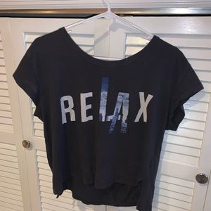 “Relax” crop top